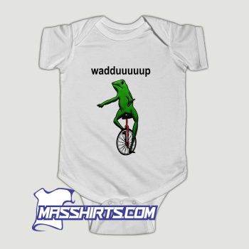 Dat Boi Meme Whaddup Baby Onesie