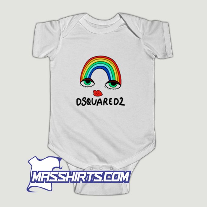 Dsquared2 Rainbow Herca Baby Onesie