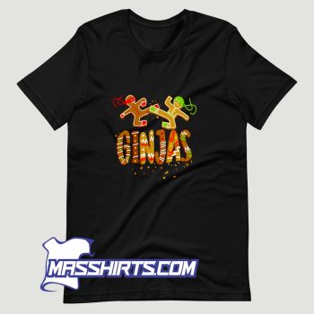 Funny Ginjas Gingerbread T Shirt Design