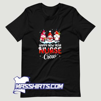 Happy New Year 2023 Winter Gnome Nurse Crew T Shirt Design