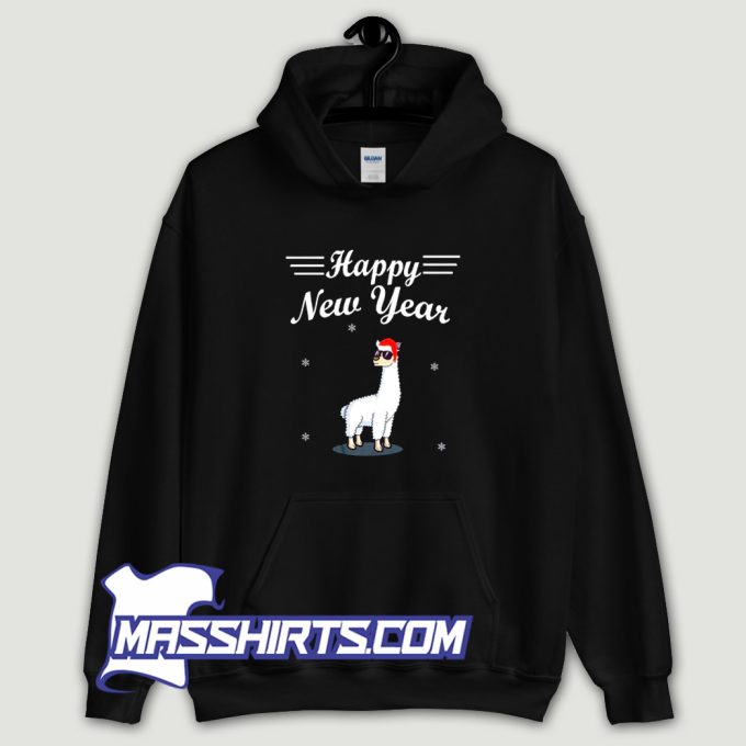 Happy New Year Llama 2023 Hoodie Streetwear