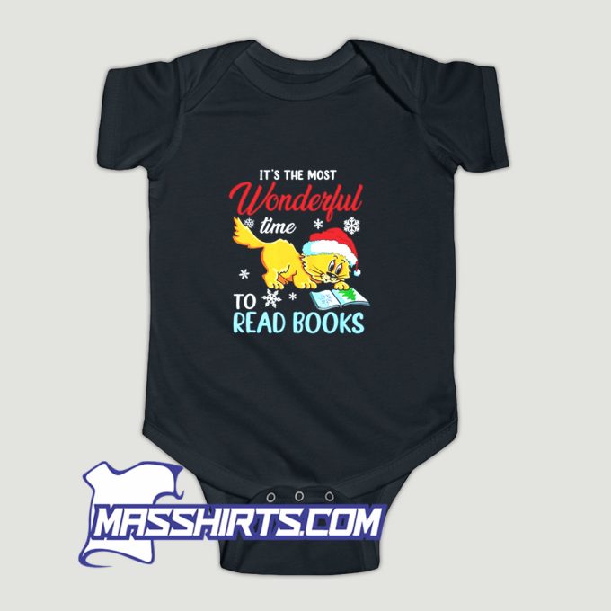 Its The Most Wonderful Time Read Books Baby Onesie