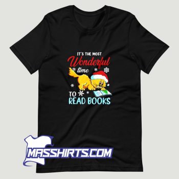 Its The Most Wonderful Time Read Books T Shirt Design
