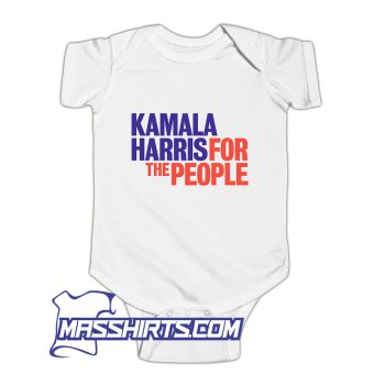 Kamala Haris For The People Baby Onesie