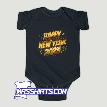 New Happy New Year 2023 Baby Onesie