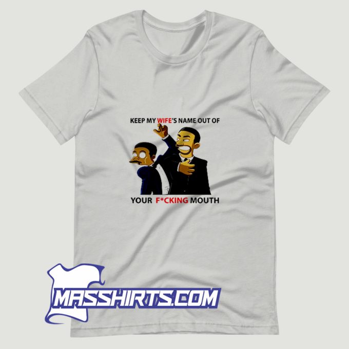 New Will Smith Slapping Chris Rock T Shirt Design