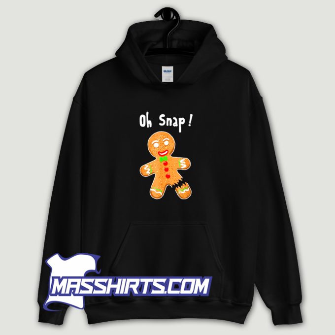 Oh Snap Broken Leg Gingerbread Hoodie Streetwear