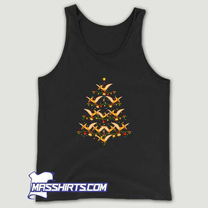 Pterodactyl Xmas Tree Tank Top