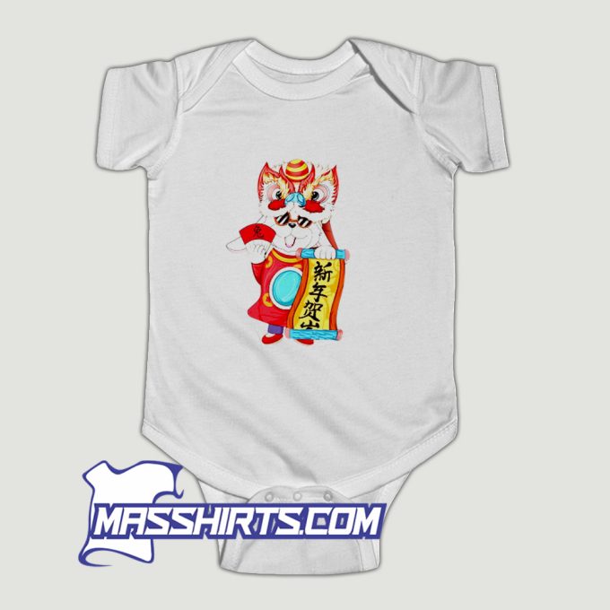 The Rabbit Chinese Happy New Year 2023 Baby Onesie