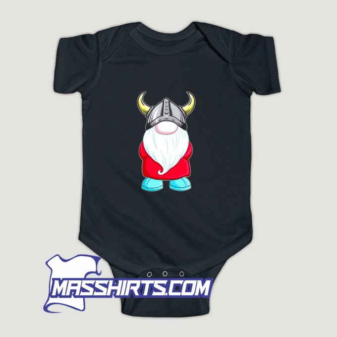 Viking Gnome Christmas Baby Onesie