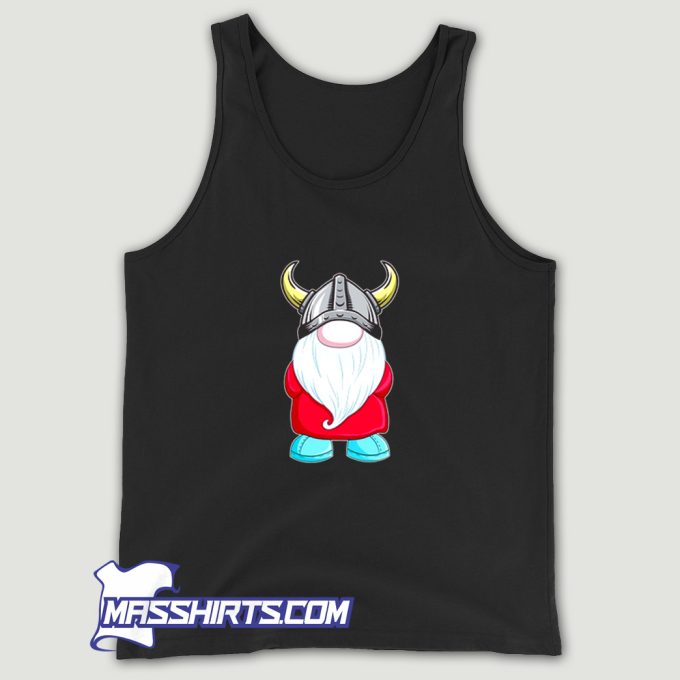 Viking Gnome Christmas Tank Top On Sale