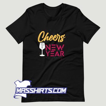 Vintage Cheers To A New Year 2023 T Shirt Design