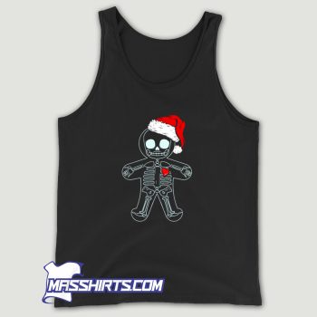 X Ray Gingerbread Man Skeleton Christmas Tank Top