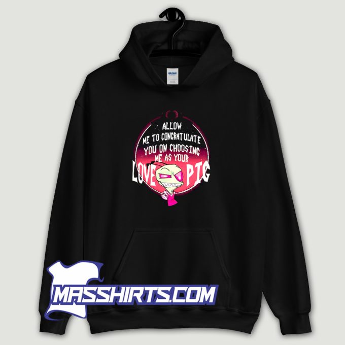 Allow Me To Congratulate Love Pig Hoodie Streetwear