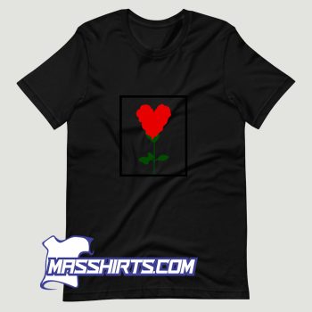 Best Rose Heart T Shirt Design