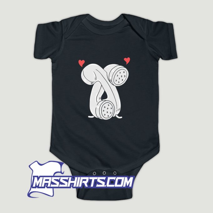 Calling Me Phone Love Baby Onesie