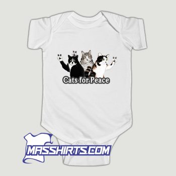 Cats For Peace Baby Onesie