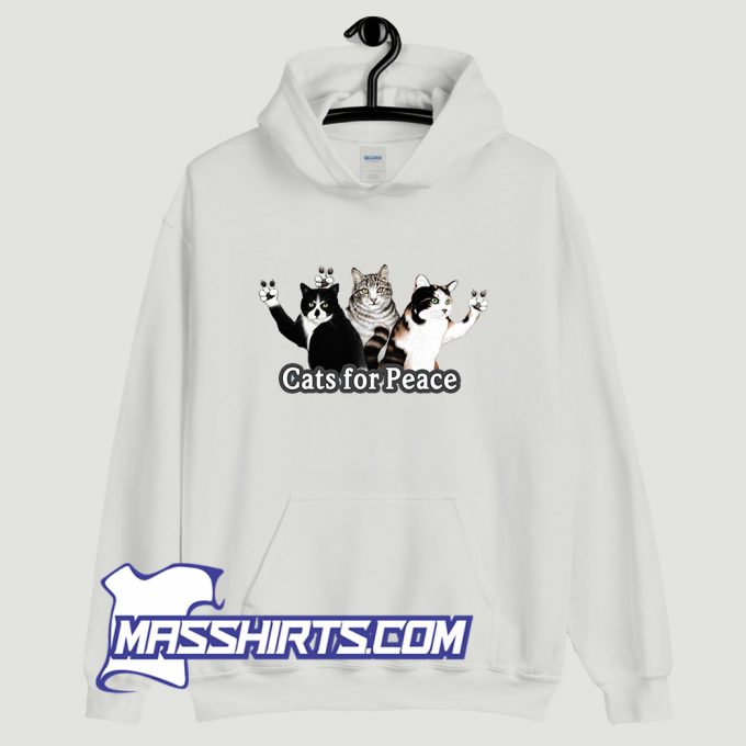 Cats For Peace Hoodie Streetwear