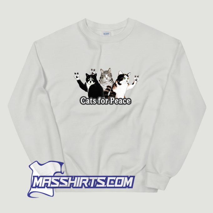 Cats For Peace Sweatshirt