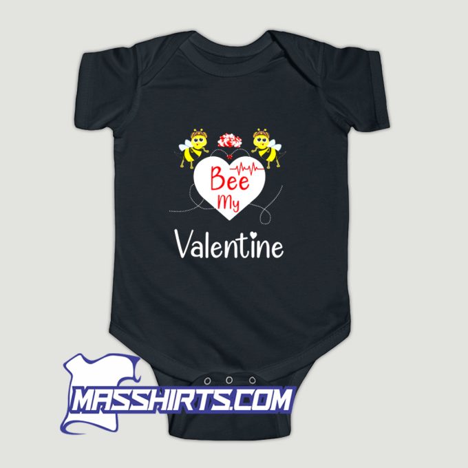 Classic Bee My Valentine Baby Onesie