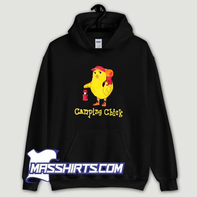 Cool Camping Chick Hoodie Streetwear