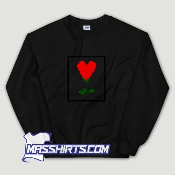 Cool Rose Heart Sweatshirt