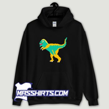 Dinosaur Graphic Characters Hoodie Streetwear