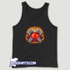 Heart Angel Fiery With Red Rose Blooms Tank Top