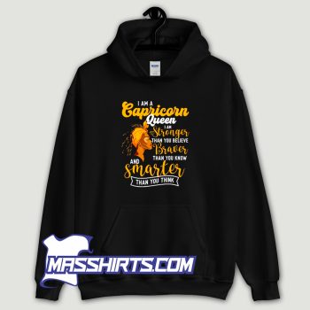 Im A Capricorn Queen Zodiac Hoodie Streetwear