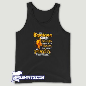 Im A Capricorn Queen Zodiac Tank Top