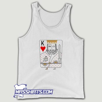 King Of Hearts Romantic Is A Playing Card Tank Top