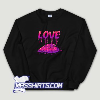 Love Melting Heart Valentine Sweatshirt