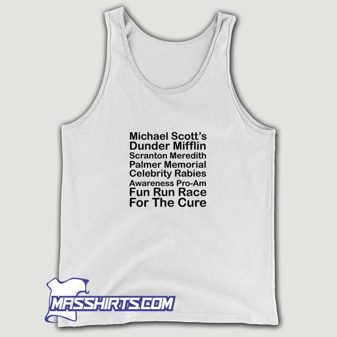 Michael Scotts Dunder Mifflin Tank Top