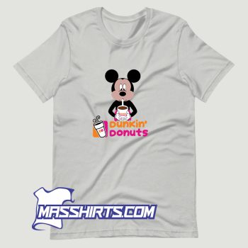 Mickey Mouse Dunkin Donuts T Shirt Design