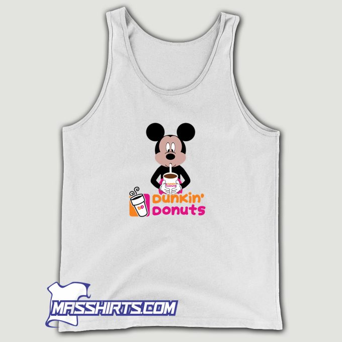 Mickey Mouse Dunkin Donuts Tank Top