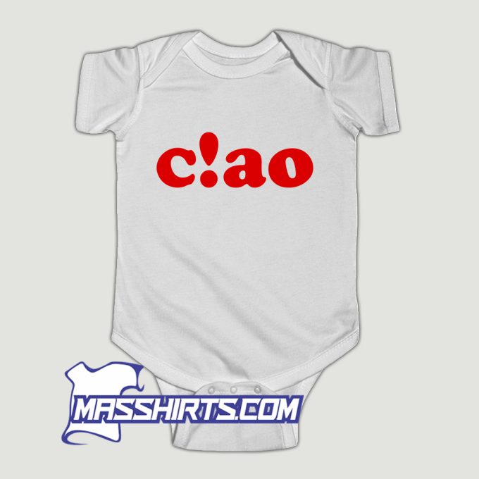 New Ciao Logo Baby Onesie