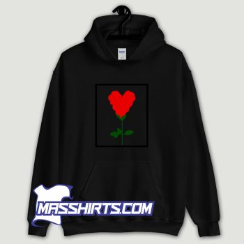 New Rose Heart Hoodie Streetwear