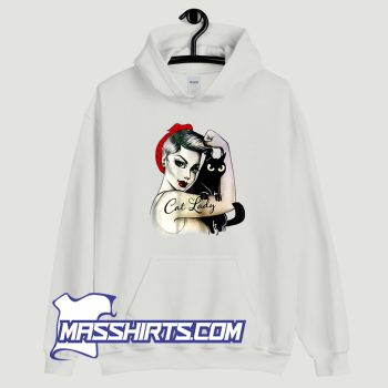 Official Cat Lady Girl Hoodie Streetwear