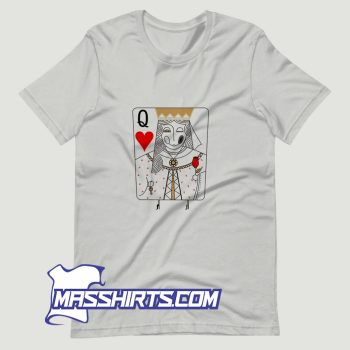 Queen Of Hearts Fitted T Shirt Design