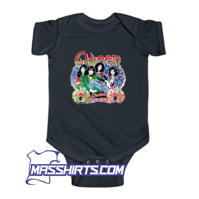 Queen Tour Of The State Baby Onesie