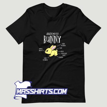 Vintage Anatomy Of A Bunny T Shirt Design