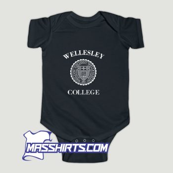 Wellesley College Baby Onesie