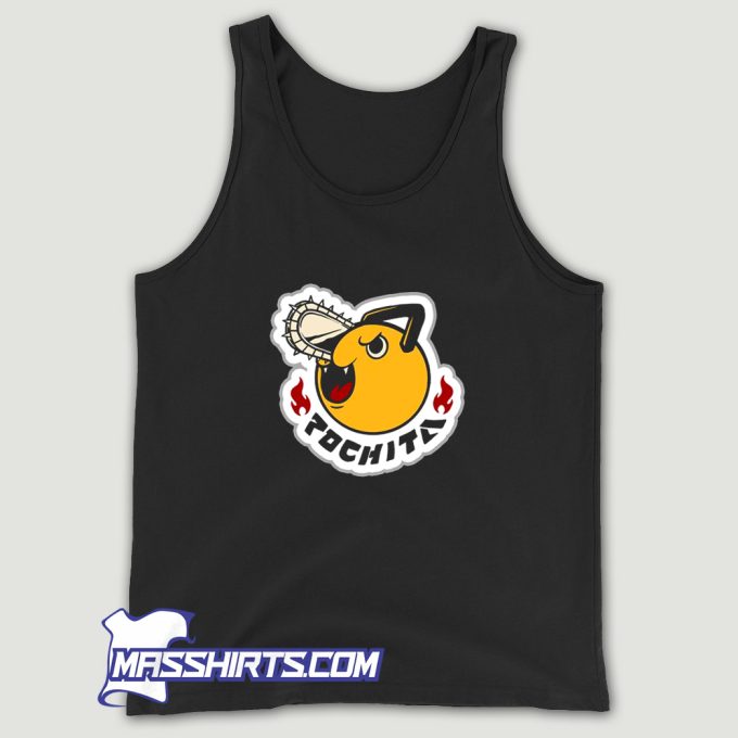 Awesome Pochita Head Tank Top