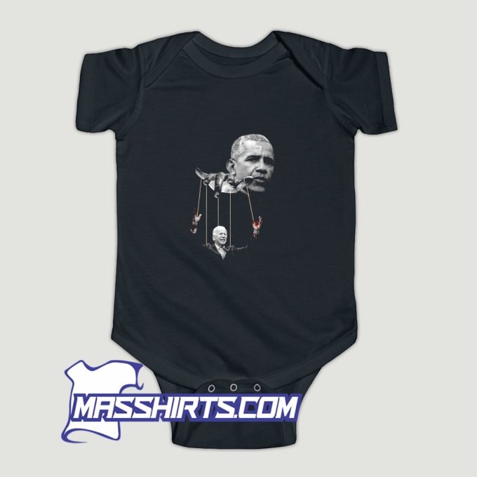 Barack Obama Puppet Joe Biden Baby Onesie