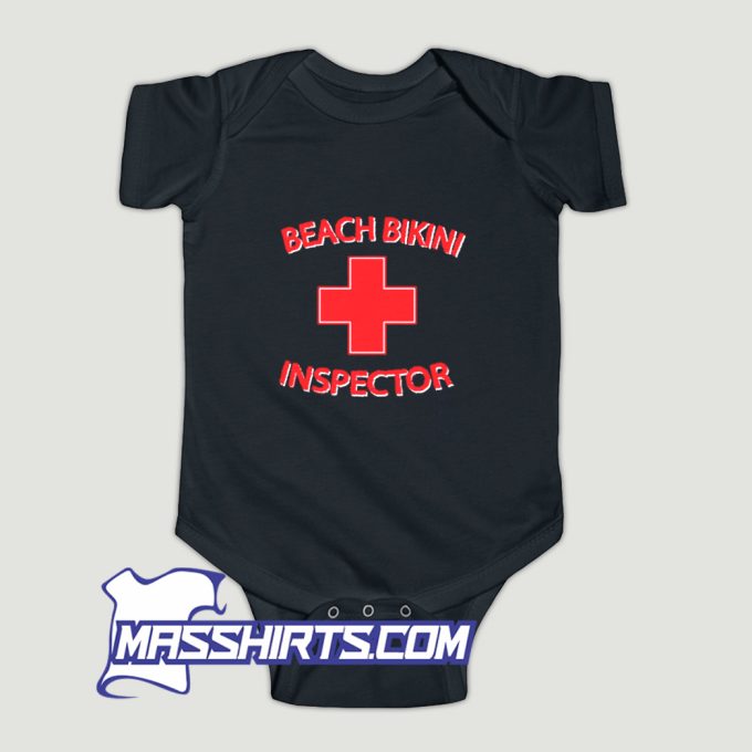 Beach Bikini Inspector Baby Onesie