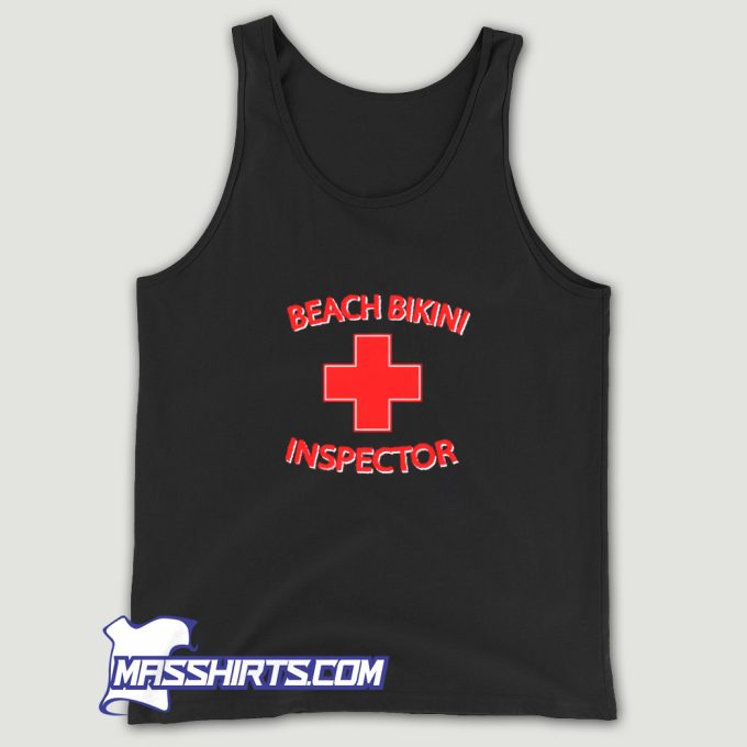 Beach Bikini Inspector Tank Top