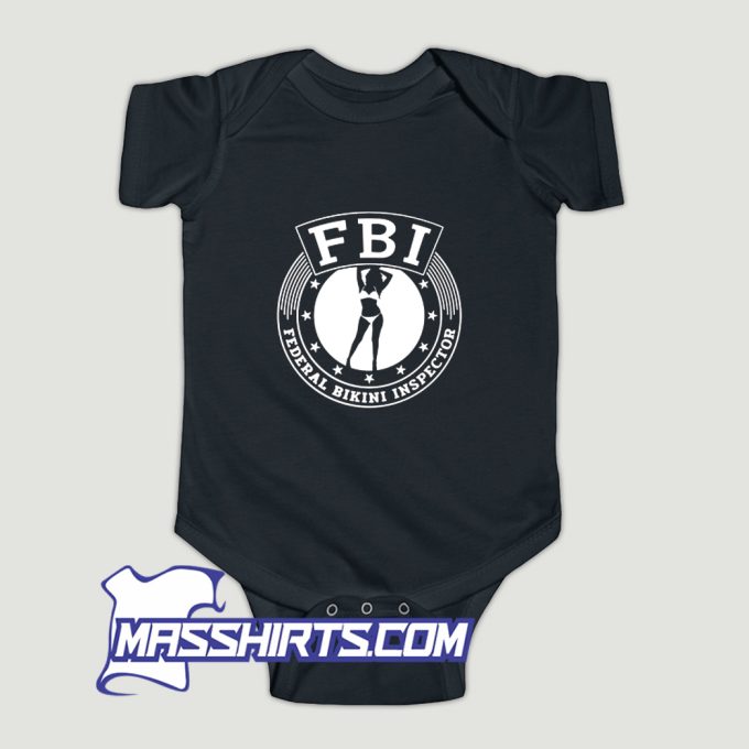 Beach Federal Bikini Inspector Baby Onesie