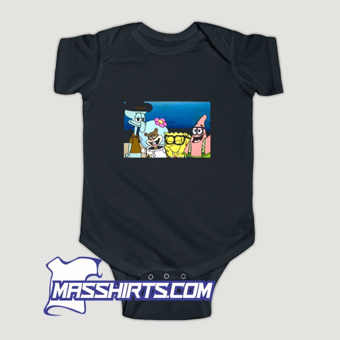 Bikini Bottom Halloween Baby Onesie