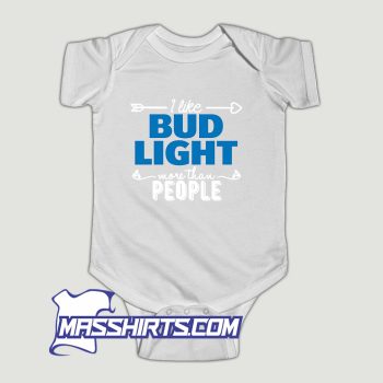 Bud Light I Like Beer Baby Onesie