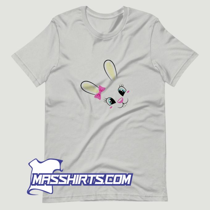 Bunny Face Easter T Shirt Design